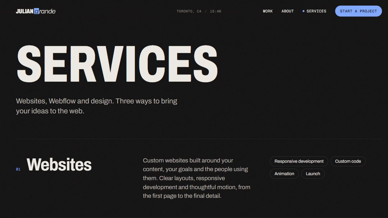 This Site — Websites, Webflow & design